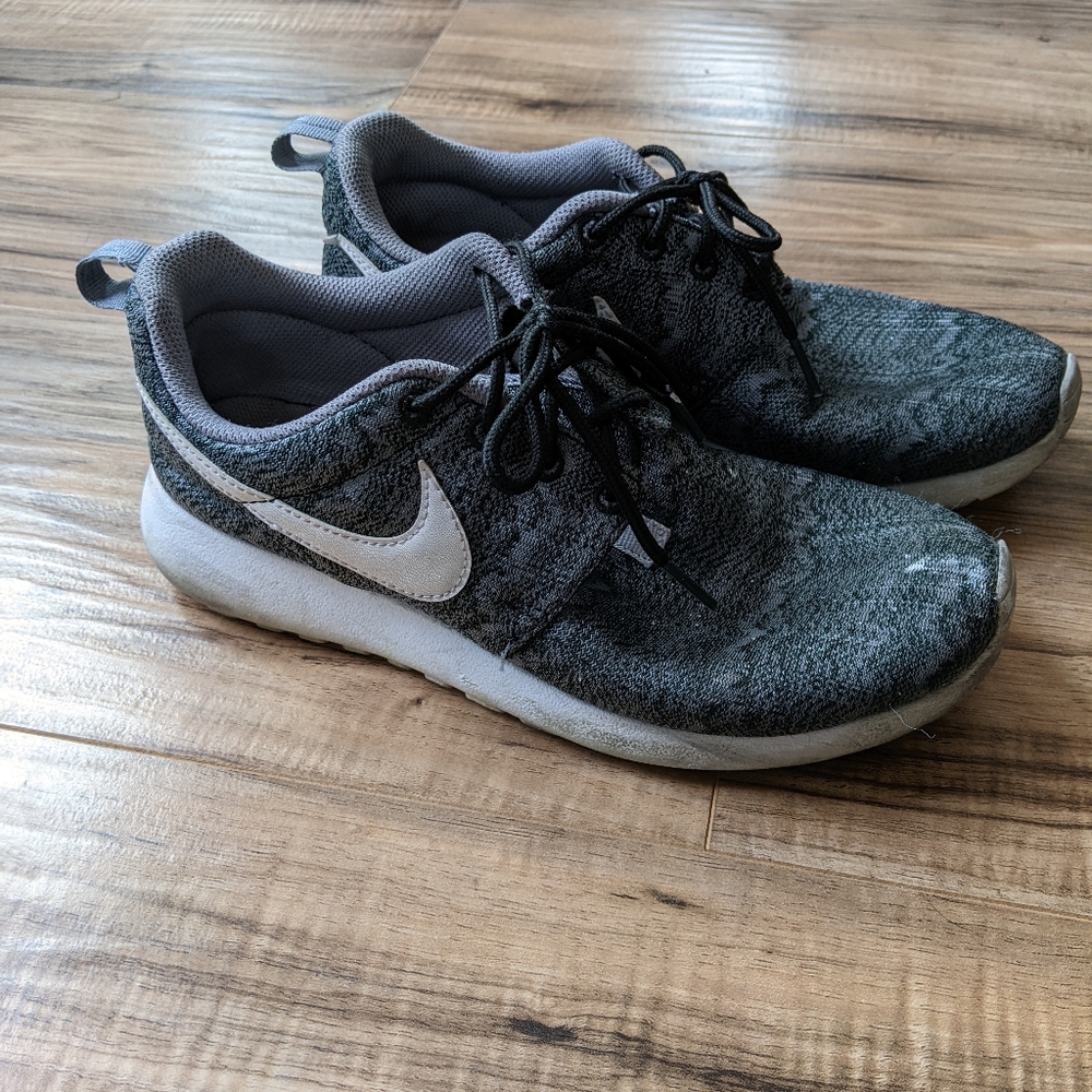 Nike Roshe RunPrint Black White Anthracite